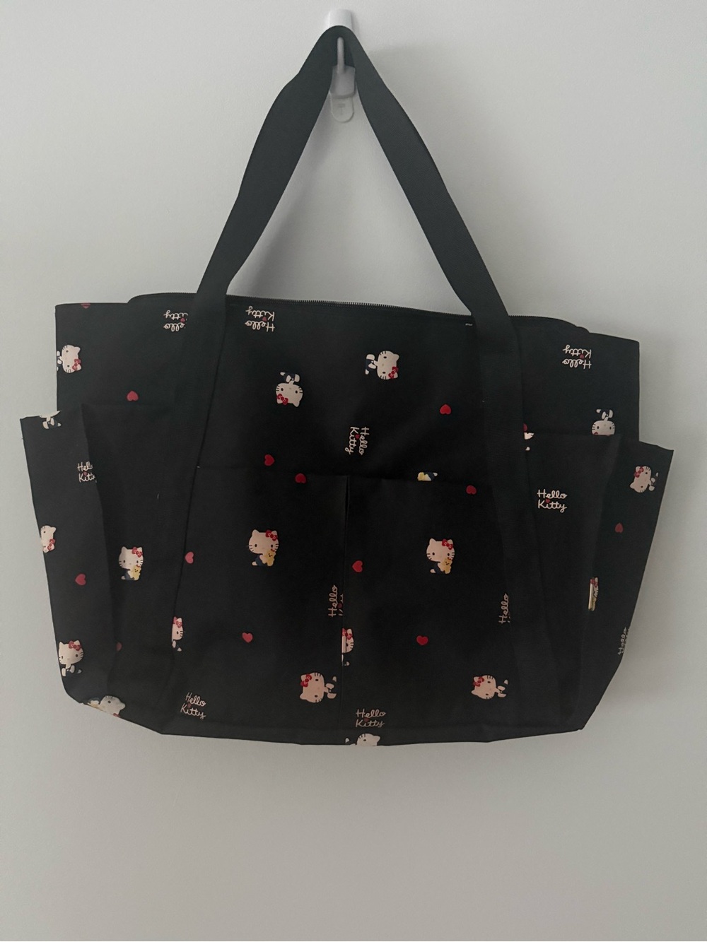 Black Hello Kitty Tote Bag